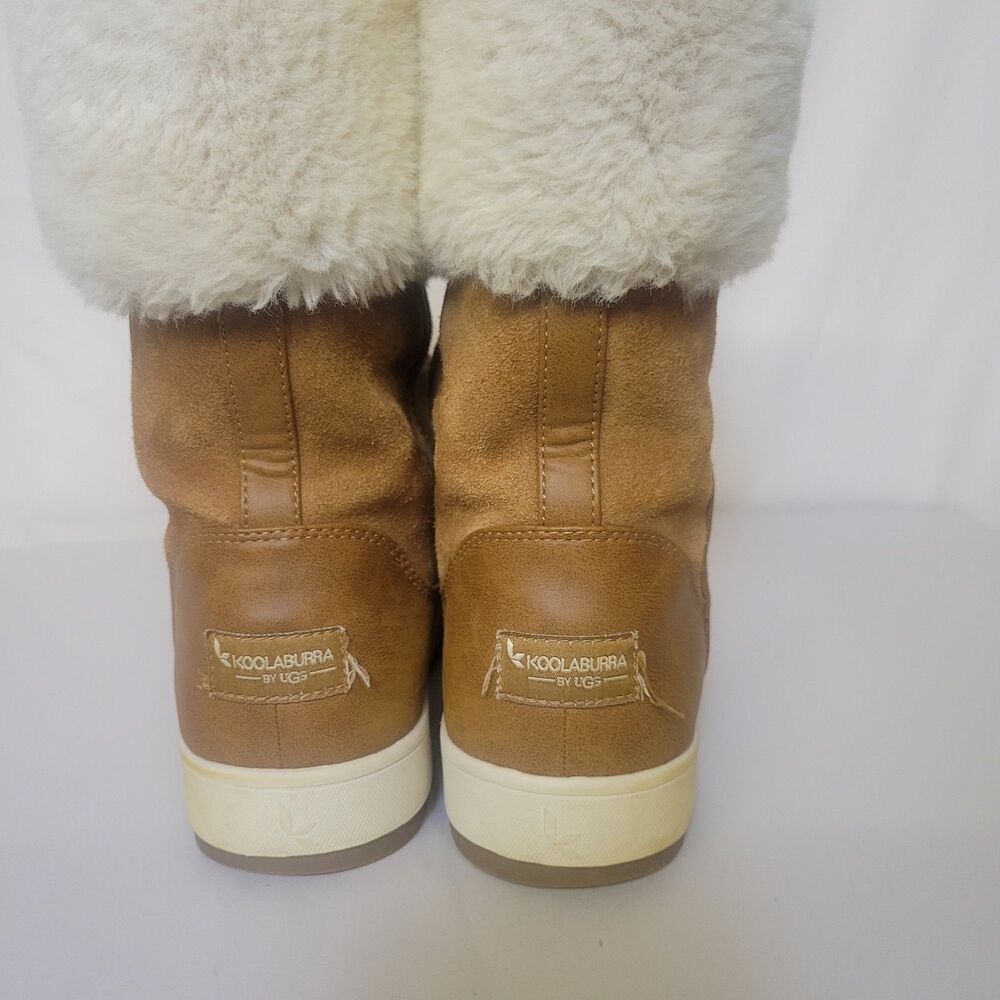 Koolaburra By Ugg Size 8  Women’s Boots  Tynlee Suede Winter Snow Fur Lining - Picture 4 of 9